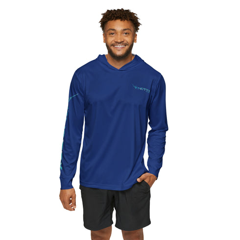 Carey Chen Mahi Mahi Men's Light Weight Moisture Wicking Long Sleeve Shirt. UPF 50+